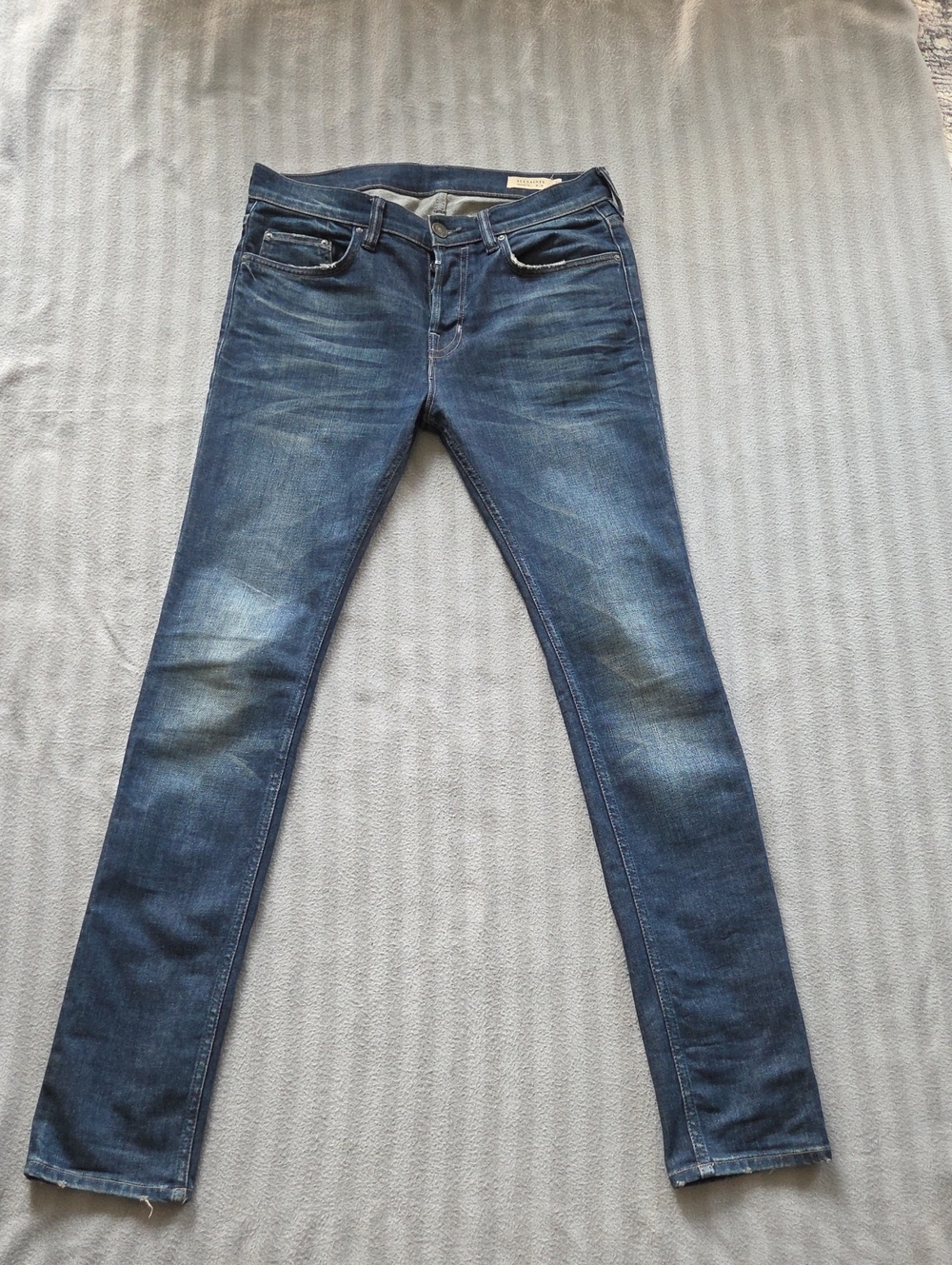 All Saints Men’s Skinny Jeans - Blue Denim
